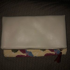 Rachel Pally Yellow Canvas Clutch